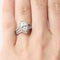 Bague 51 Bague diamant taille marquise 1,59 ct en or blanc 58 Facettes