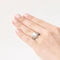 Bague 51 Bague diamant taille marquise 1,59 ct en or blanc 58 Facettes