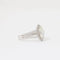 Bague 51 Bague diamant taille marquise 1,59 ct en or blanc 58 Facettes