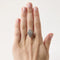 Bague 56 Bague vintage en or blanc 750/1000 et diamants 58 Facettes