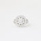 Bague 55 Bague vintage en or blanc 750/1000 et diamants 58 Facettes