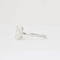 Bague 55 Bague en or blanc 750/1000 avec diamant taille marquise 1,56 ct 58 Facettes