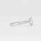 Bague 55 Bague en or blanc 750/1000 avec diamant taille marquise 1,56 ct 58 Facettes