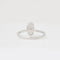 Bague 55 Bague en or blanc 750/1000 avec diamant taille marquise 1,56 ct 58 Facettes