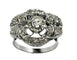 Bague 52 Bague Art déco en platine 950 sertie de diamants taille rose 0,50 ct 58 Facettes E04