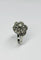 Bague 52 Bague Art déco en platine 950 sertie de diamants taille rose 0,50 ct 58 Facettes E04