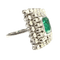 Bague Bague design contemporain en or 18 ct avec diamants et émeraude 58 Facettes 685/A (it)