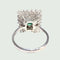 Bague Bague design contemporain en or 18 ct avec diamants et émeraude 58 Facettes 685/A (it)