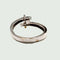 Bague 55.5 Bague tige en or 18 carats et diamants 58 Facettes