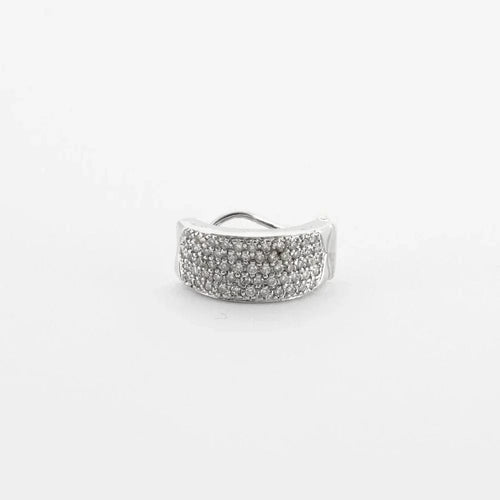 Boucles d'oreilles Boucles d’oreilles pavées de diamants 58 Facettes Q916A
