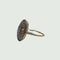 Bague 57 Bague Art déco en or 18K et platine avec diamants 58 Facettes Q810