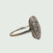 Bague 57 Bague Art déco en or 18K et platine avec diamants 58 Facettes Q810