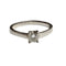 Bague 54 Solitaire - Bague en or 18 carats avec diamant 0,20 ct 58 Facettes Q966A