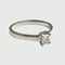 Bague 54 Solitaire - Bague en or 18 carats avec diamant 0,20 ct 58 Facettes Q966A