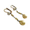 Boucles d'oreilles Boucles d'oreilles rétro en or jaune 18 ct avec perles 58 Facettes Q48B