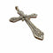 Pendentif Croix Art déco 1920-1925 en or 18 ct et platine, diamants 58 Facettes Q42B