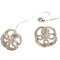 Boucles d'oreilles Ensemble boucles d’oreilles et collier en or jaune 18 carats et diamants 58 Facettes Q54B