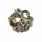 Bague 55 Bague Art déco en or 18 carats et argent 925 avec diamants 58 Facettes Q74B (922)