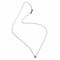 Pendentif Pendentif moderne en or blanc 18 carats avec diamants 58 Facettes Q942A