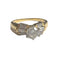 Bague 55 Bague design contemporain XXe siècle en or 18 kt et diamants 58 Facettes Q166B