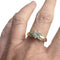 Bague 55 Bague design contemporain XXe siècle en or 18 kt et diamants 58 Facettes Q166B