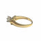 Bague 55 Bague design contemporain XXe siècle en or 18 kt et diamants 58 Facettes Q166B