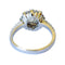 Bague 57 Bague contemporaine en or 18 kt avec diamants 58 Facettes A158B