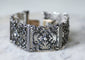 Bracelet Jules Wiese - Bracelet articulé en argent et or jaune 58 Facettes