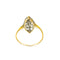 Bague 54 Bague Art déco années 1930 en or 18 carats et platine avec diamants 58 Facettes A1561