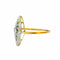 Bague 54 Bague Art déco années 1930 en or 18 carats et platine avec diamants 58 Facettes A1561
