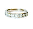Bague 55 Bague en or 18 ct sertie de diamants taille brillant 58 Facettes Q167B