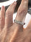 Bague 55 Bague en or 18 ct sertie de diamants taille brillant 58 Facettes Q167B
