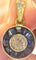 Pendentif Pendentif Art déco en or jaune 18 ct avec diamants et saphirs 58 Facettes A2613