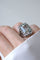 Bague 56 Bague cocktail aigue-marine et diamants 58 Facettes