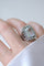 Bague 56 Bague cocktail aigue-marine et diamants 58 Facettes