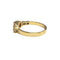 Bague 57 Bague design contemporain en or 18 ct avec diamants et rubis 58 Facettes Q82B