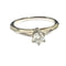 Bague 52.5 Tiffany & Co - Ensemble bague solitaire et alliance en platine 950 et diamant 58 Facettes Q55B