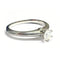 Bague 52.5 Tiffany & Co - Ensemble bague solitaire et alliance en platine 950 et diamant 58 Facettes Q55B