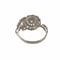 Bague 53.5 Bague style Art déco en or blanc 18 ct avec diamants 58 Facettes Q256B