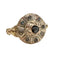 Bague 52 Bague époque 1910-1915 en or jaune 18 ct et diamants 58 Facettes Q98B