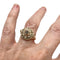 Bague 52 Bague époque 1910-1915 en or jaune 18 ct et diamants 58 Facettes Q98B