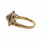 Bague 52 Bague époque 1910-1915 en or jaune 18 ct et diamants 58 Facettes Q98B