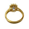 Bague 52.5 Bague Art déco en or jaune 18 ct avec diamants et saphir 58 Facettes Q271B