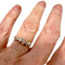 Bague 47 Bague moderne - Bague en or 18 ct et diamants 58 Facettes Q225B