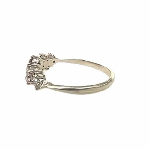 Bague 47 Bague moderne - Bague en or 18 ct et diamants 58 Facettes Q225B