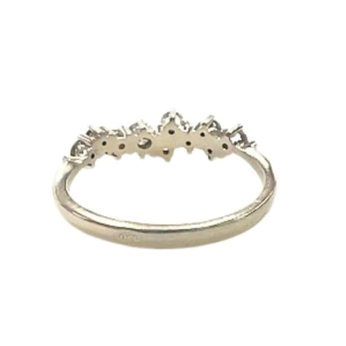 Bague 47 Bague moderne - Bague en or 18 ct et diamants 58 Facettes Q225B