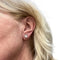 Boucles d'oreilles Boucles d’oreilles dormeuses en or 18 ct avec diamants 58 Facettes Q158A