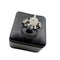 Bague 49 Bague rétro années 1950 en or blanc 18 kt avec diamants 58 Facettes Q214B