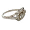 Bague 54 Ensemble bague et boucles d’oreilles en or jaune 18 ct et diamants 58 Facettes Q295B