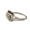 Bague 54 Ensemble bague et boucles d’oreilles en or jaune 18 ct et diamants 58 Facettes Q295B